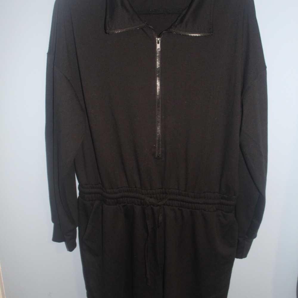 Black Long Sleeve Romper